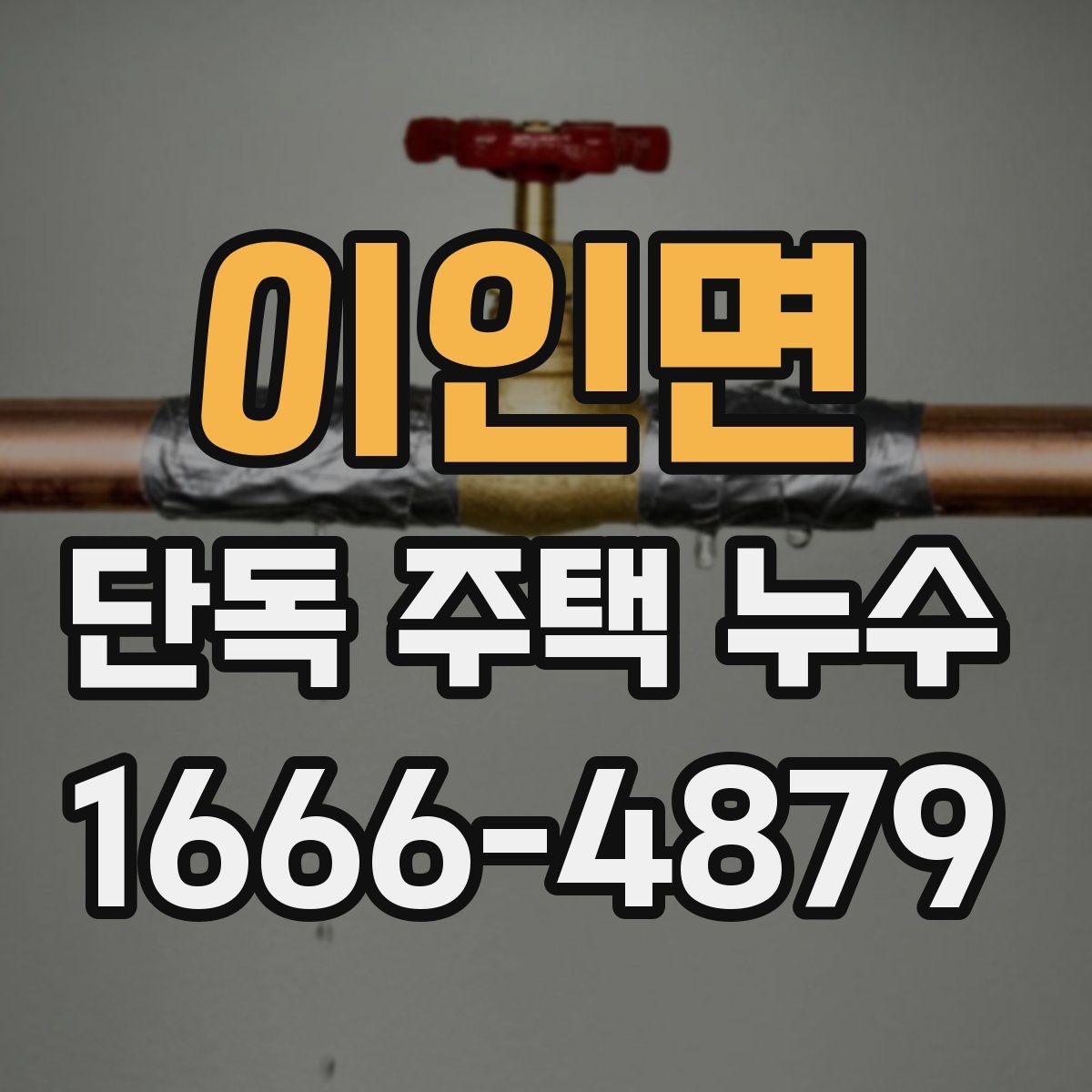 이인면 단독 주택 누수