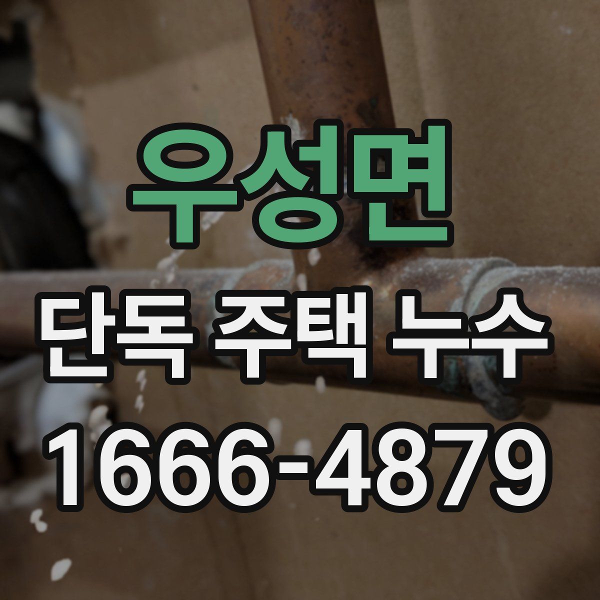 우성면 단독 주택 누수