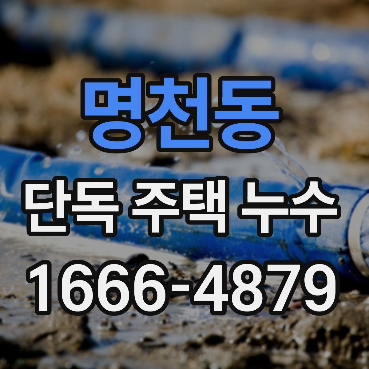 명천동 단독 주택 누수