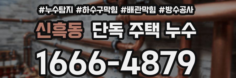 신흑동 단독 주택 누수
