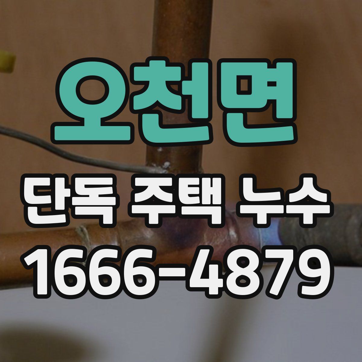 오천면 단독 주택 누수