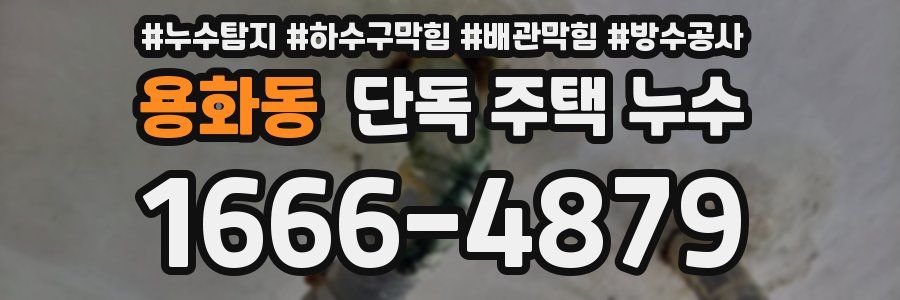 용화동 단독 주택 누수