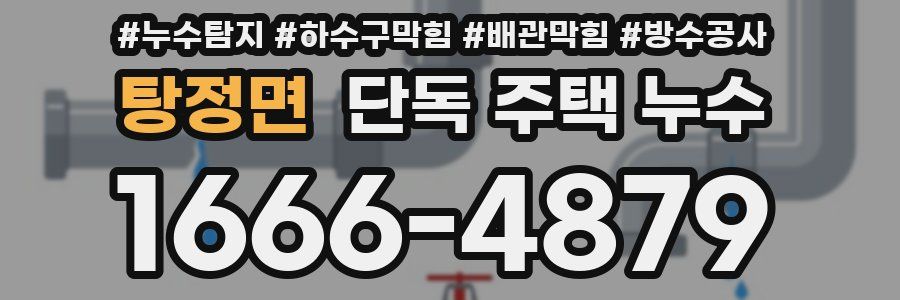 탕정면 단독 주택 누수