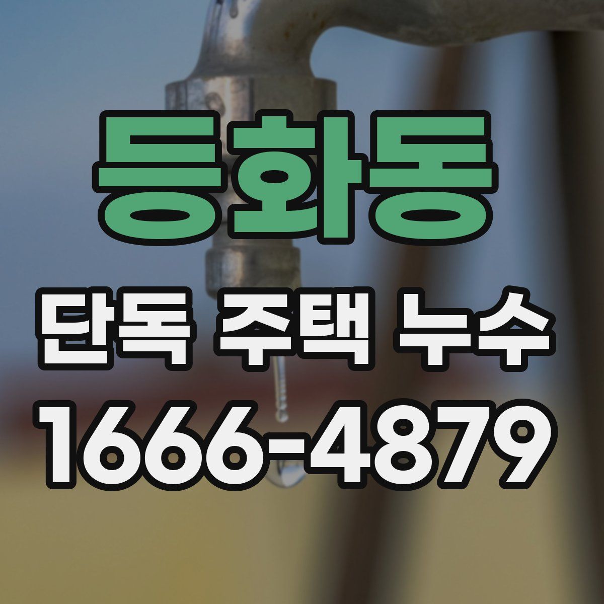등화동 단독 주택 누수