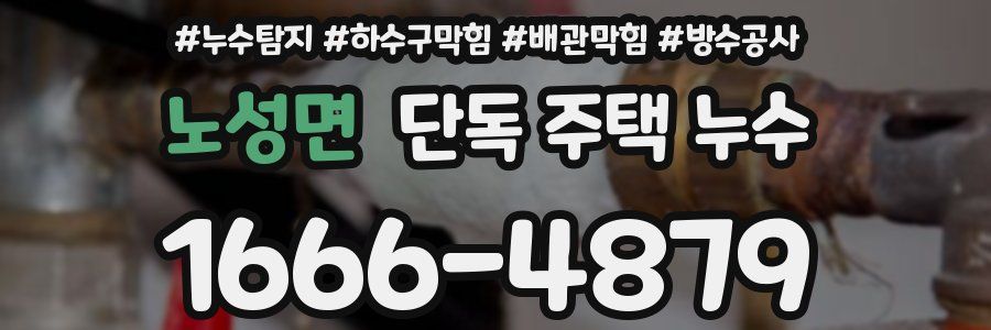노성면 단독 주택 누수