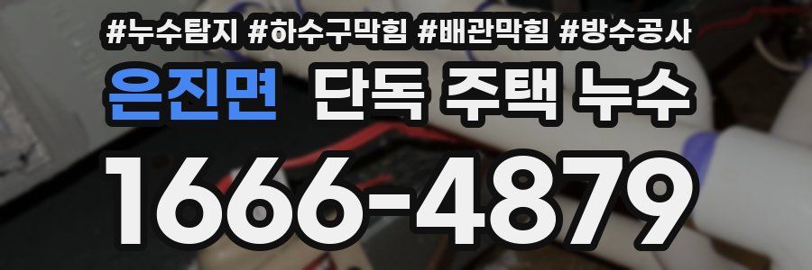 은진면 단독 주택 누수