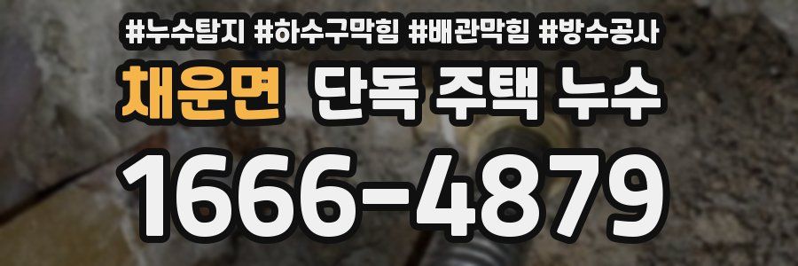 채운면 단독 주택 누수