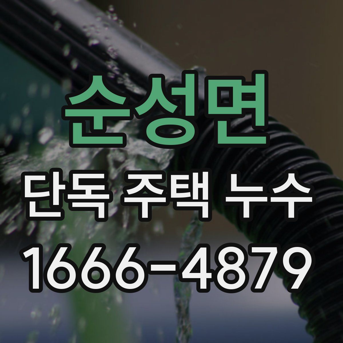 순성면 단독 주택 누수
