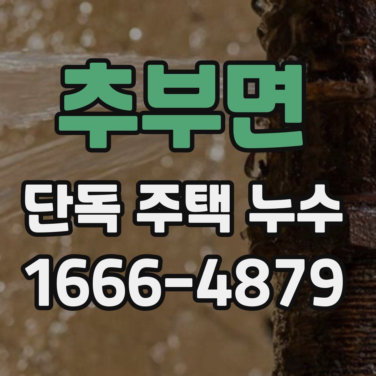 추부면 단독 주택 누수