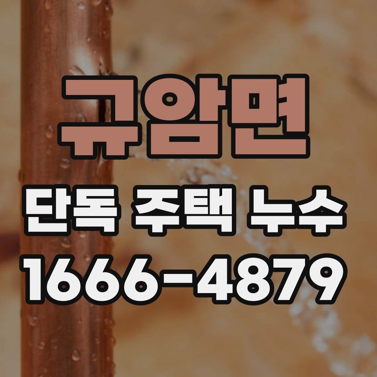 규암면 단독 주택 누수 새로 발견됐을 때 대처 순서