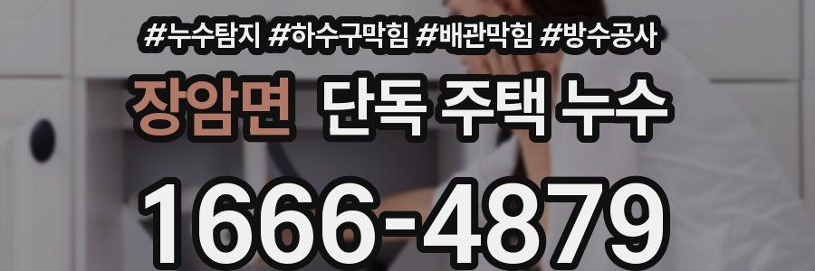 장암면 단독 주택 누수