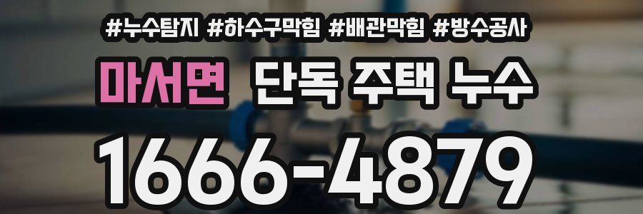 마서면 단독 주택 누수