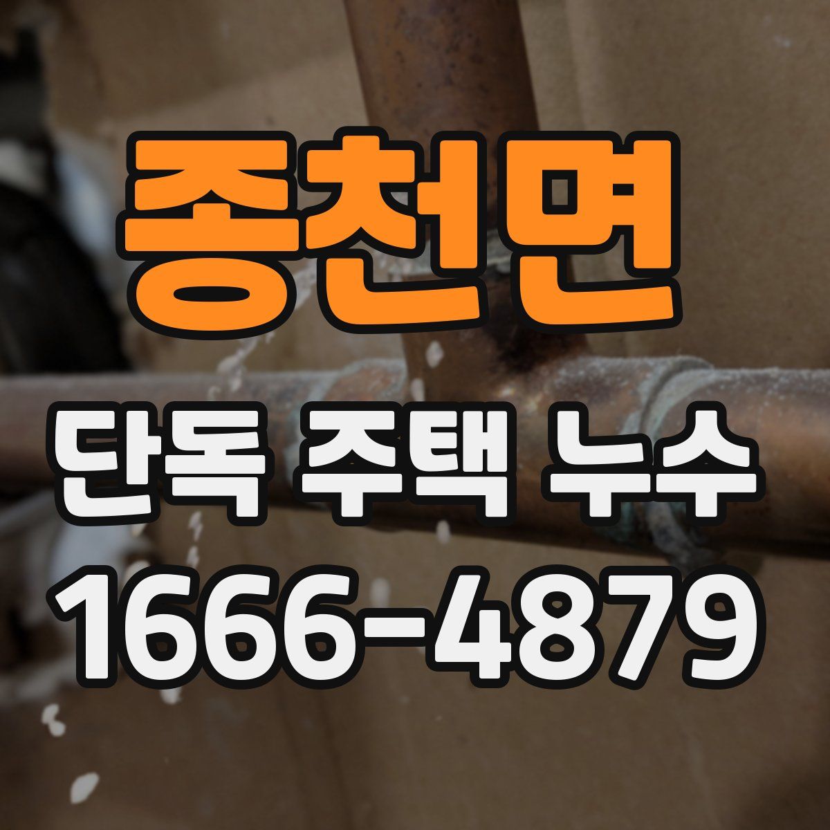 종천면 단독 주택 누수