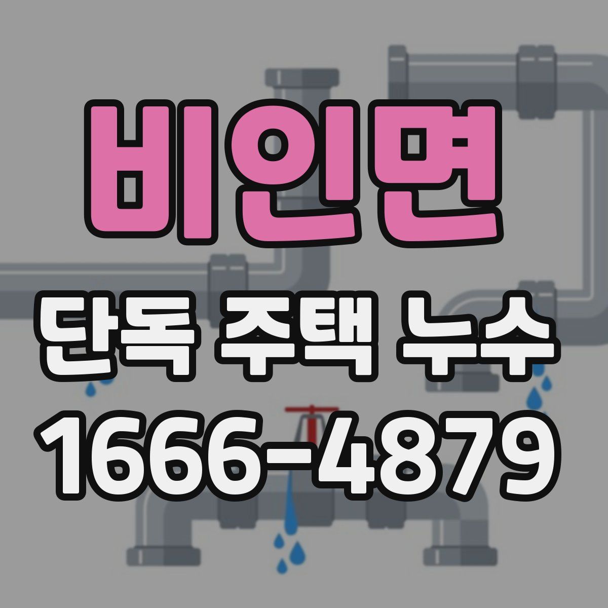 비인면 단독 주택 누수