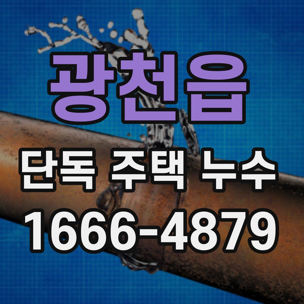 광천읍 단독 주택 누수