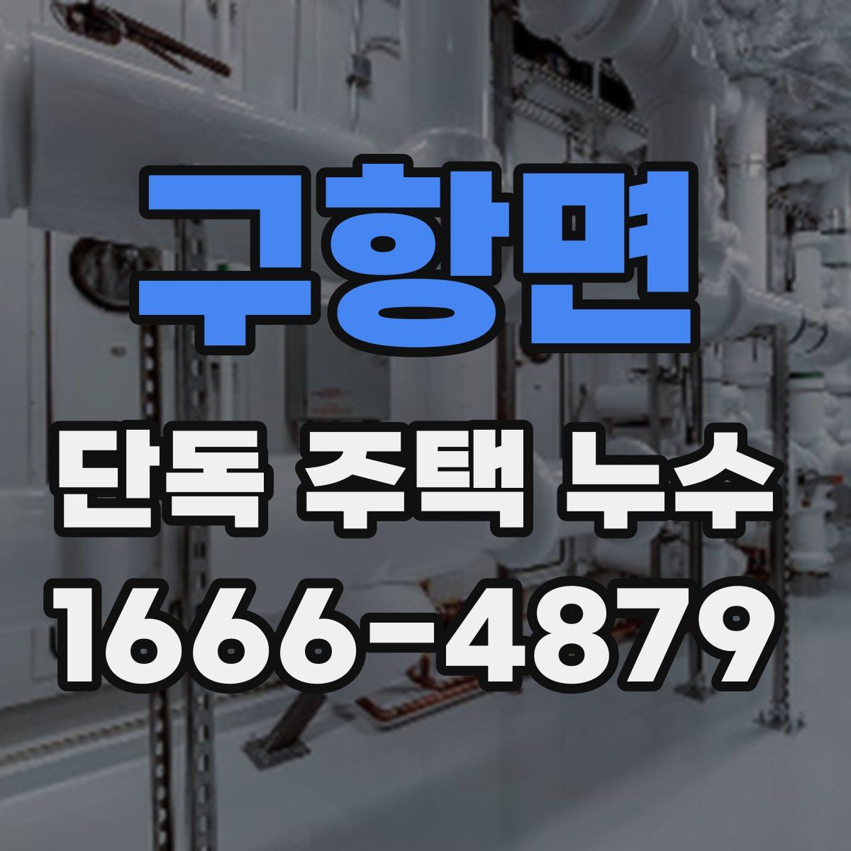 구항면 단독 주택 누수