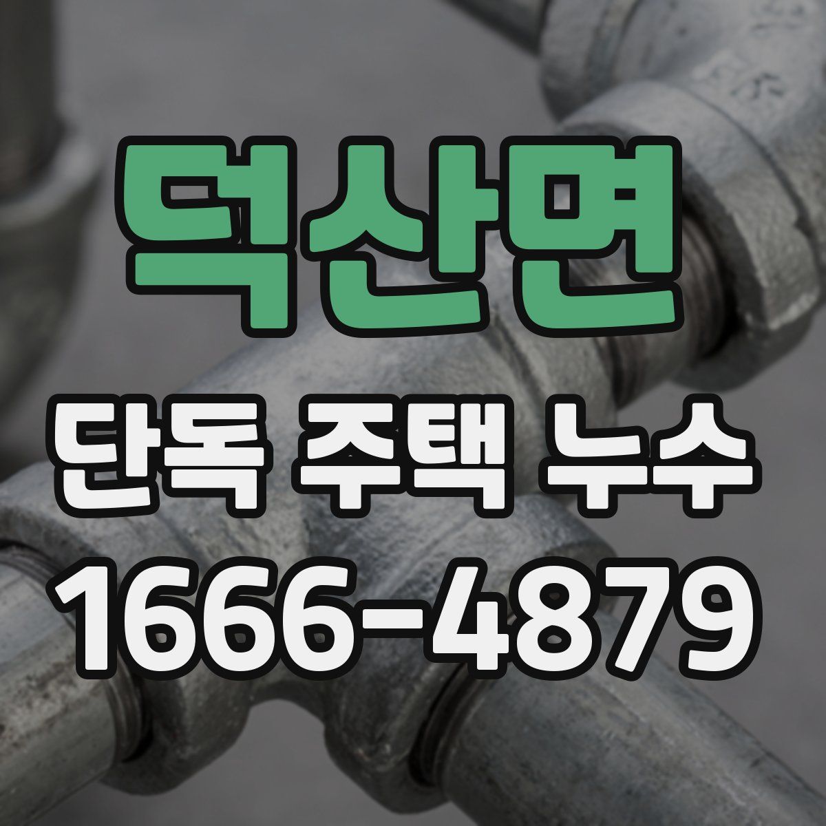 덕산면 단독 주택 누수
