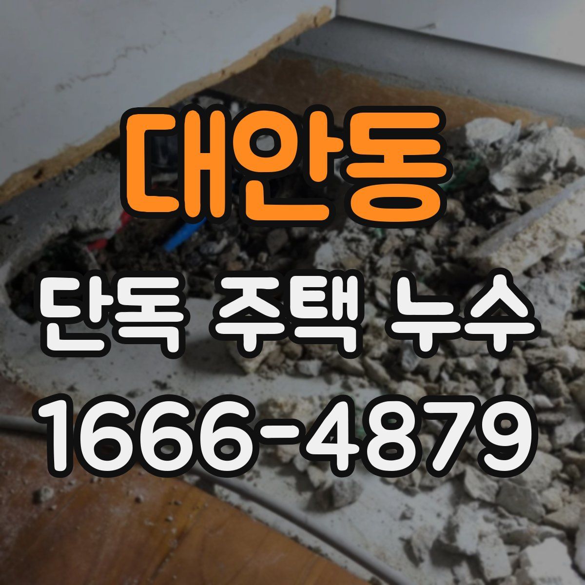 대안동 단독 주택 누수