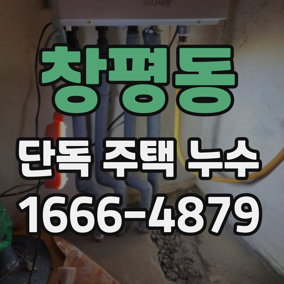창평동 단독 주택 누수