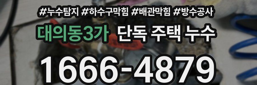 대의동3가 단독 주택 누수