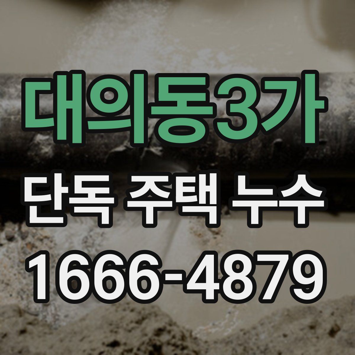 대의동3가 단독 주택 누수