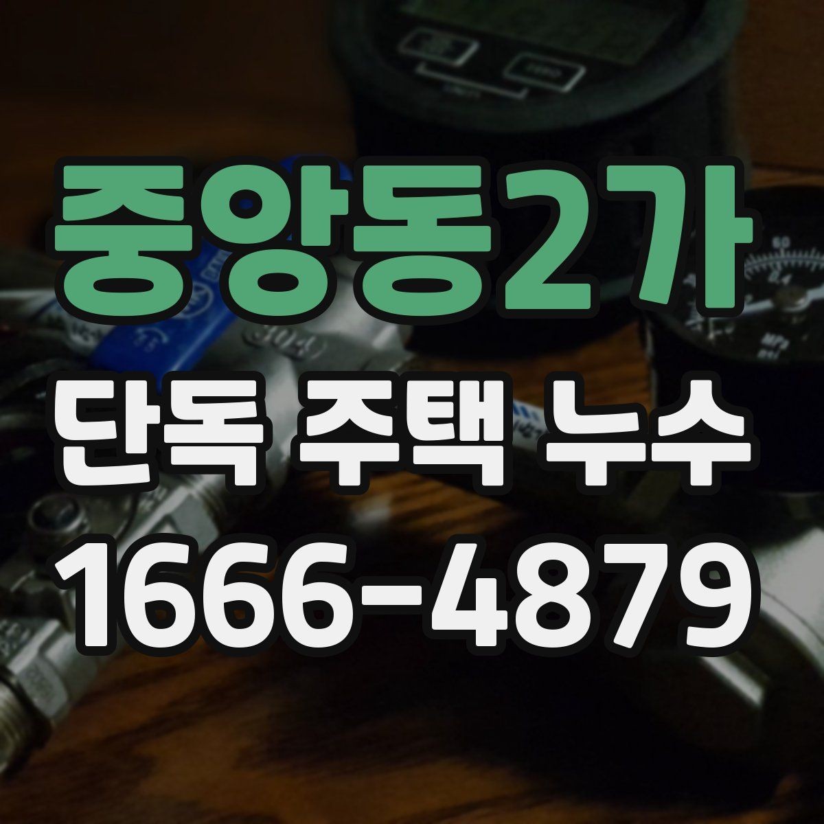중앙동2가 단독 주택 누수 정밀 진단이 필요한 대표 사례