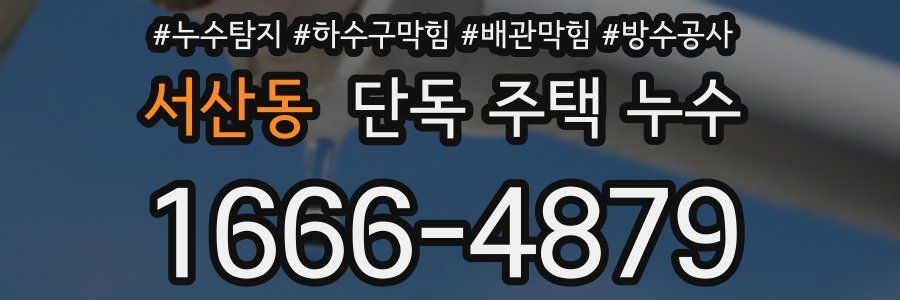 서산동 단독 주택 누수