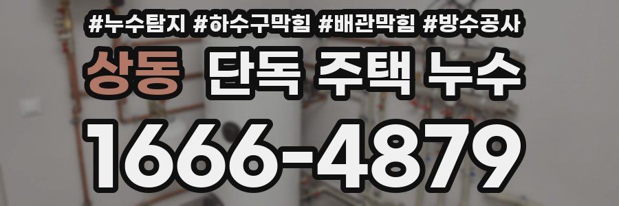 상동 단독 주택 누수