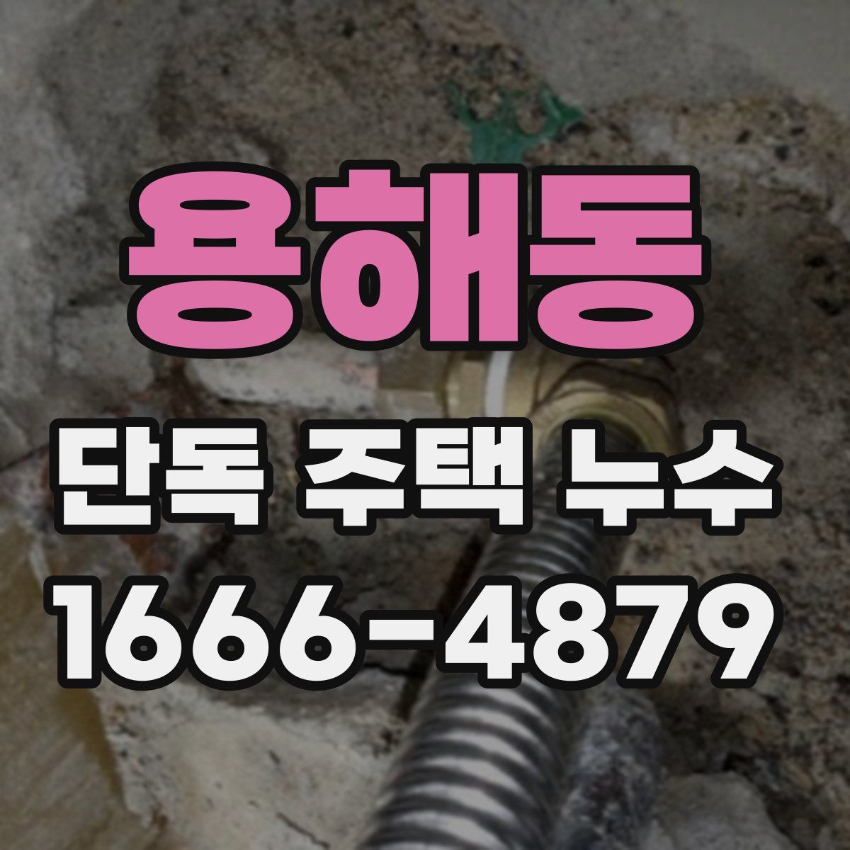 용해동 단독 주택 누수