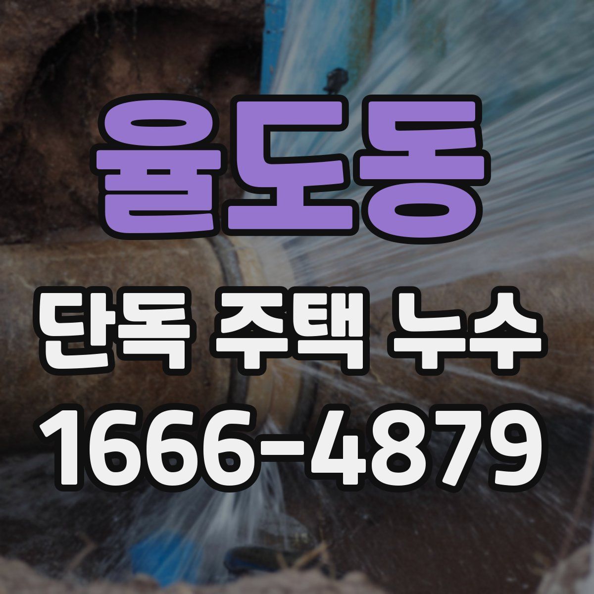 율도동 단독 주택 누수