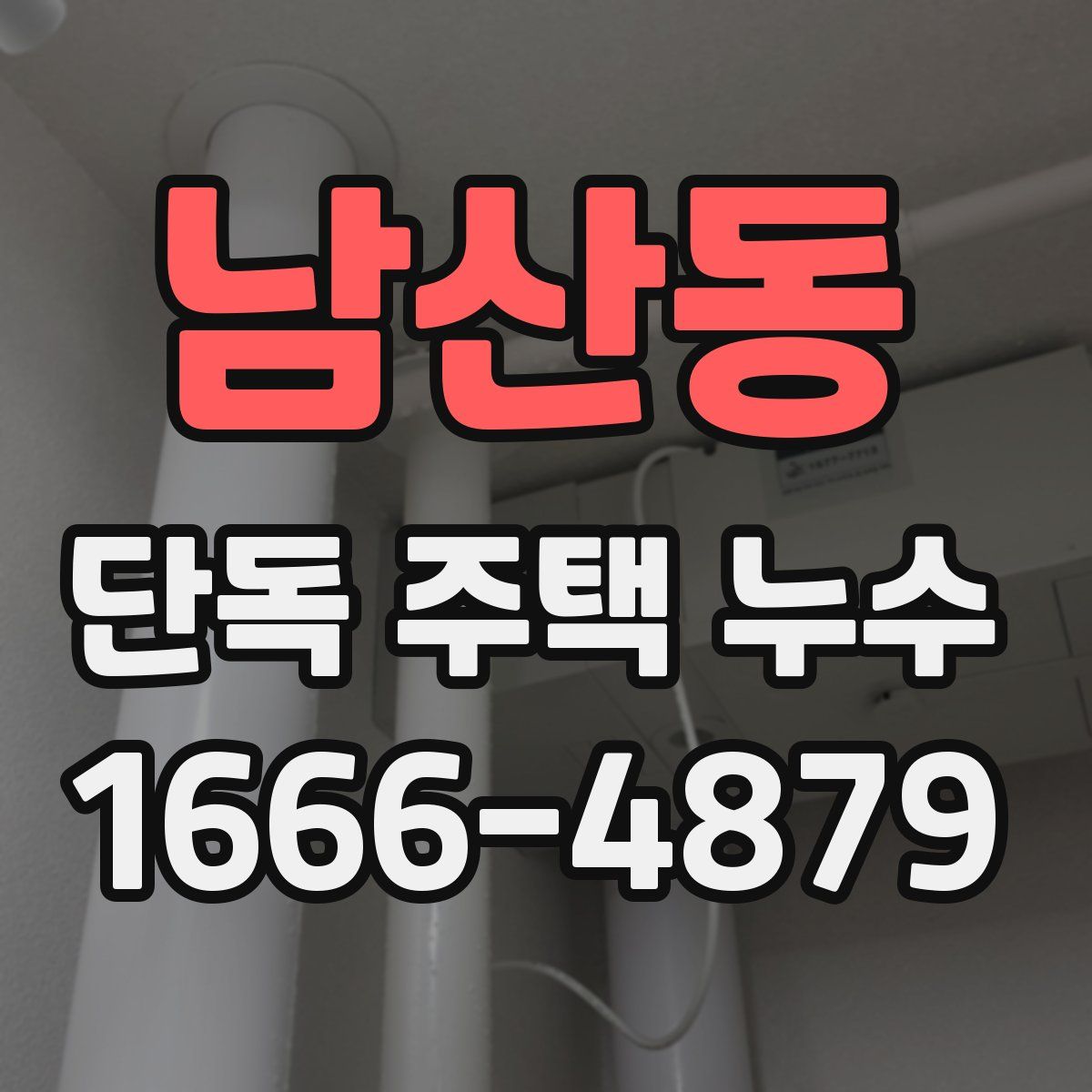 남산동 단독 주택 누수