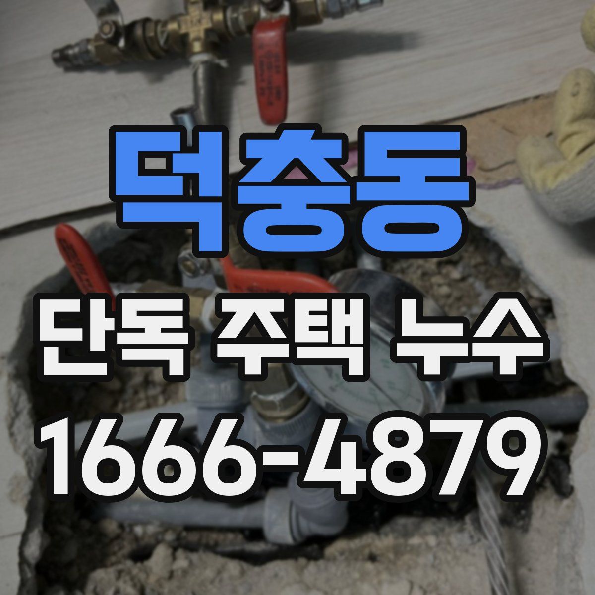 덕충동 단독 주택 누수