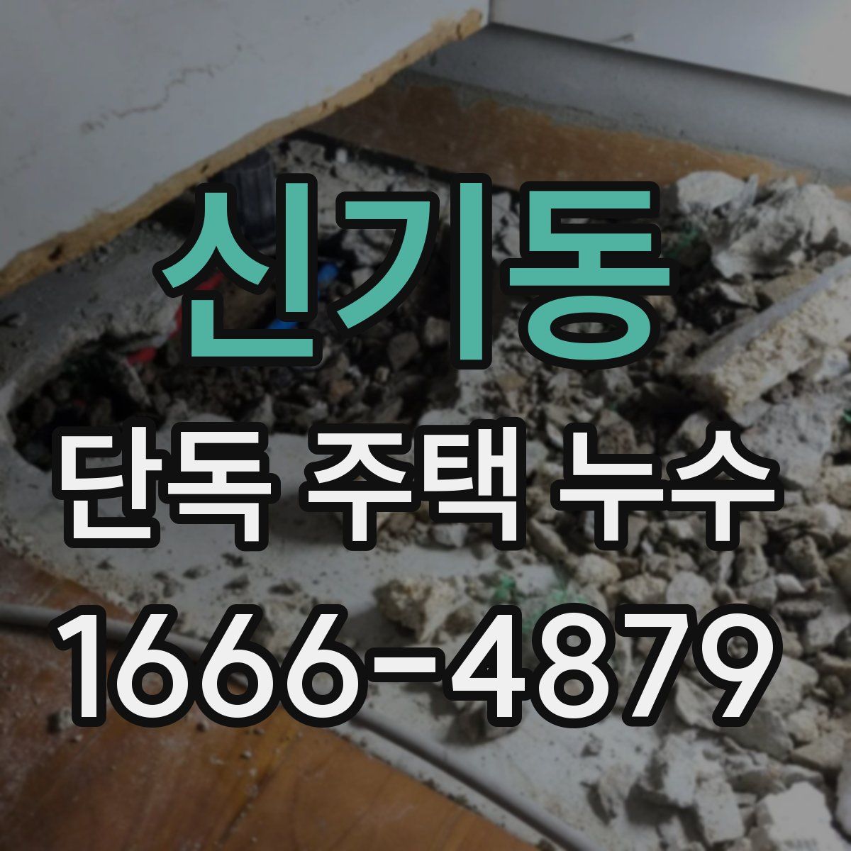 신기동 단독 주택 누수