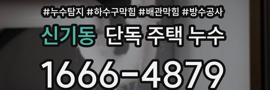 신기동 단독 주택 누수