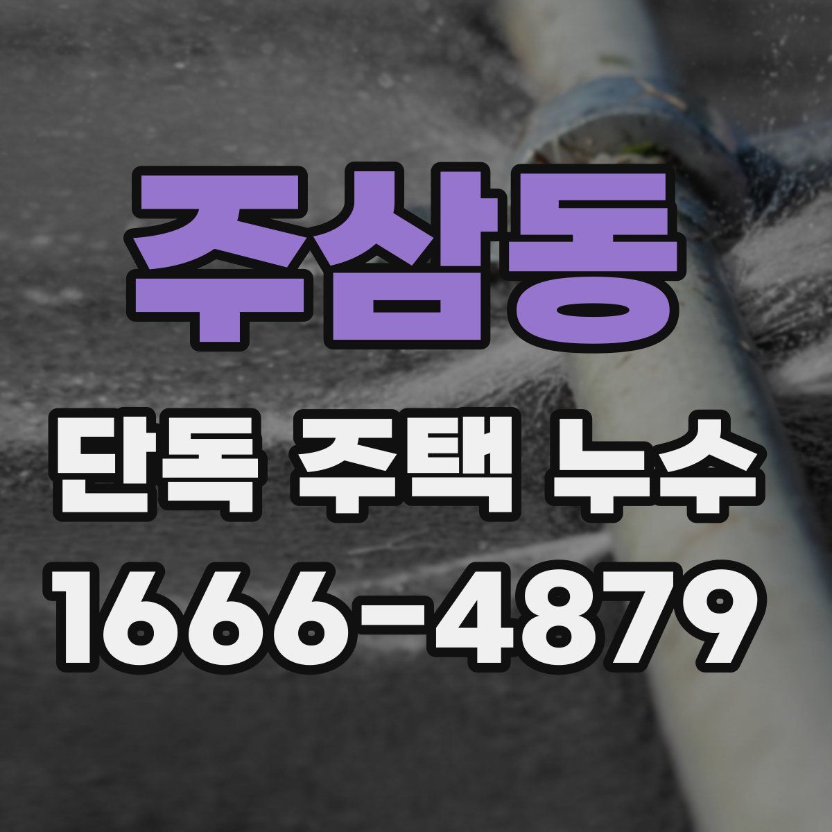 주삼동 단독 주택 누수
