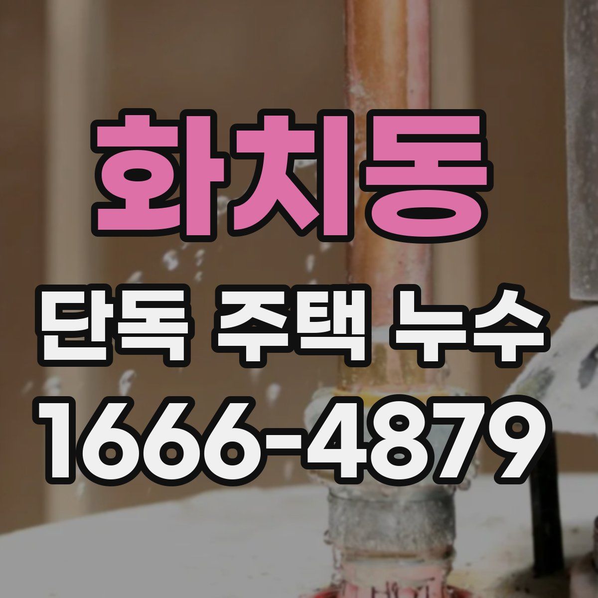 화치동 단독 주택 누수