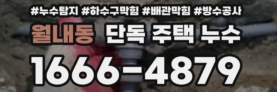 월내동 단독 주택 누수