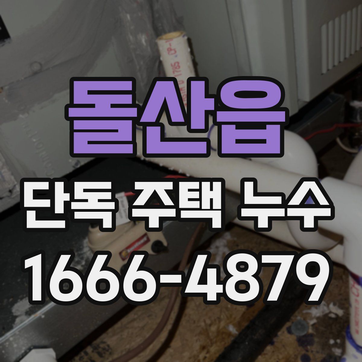 돌산읍 단독 주택 누수