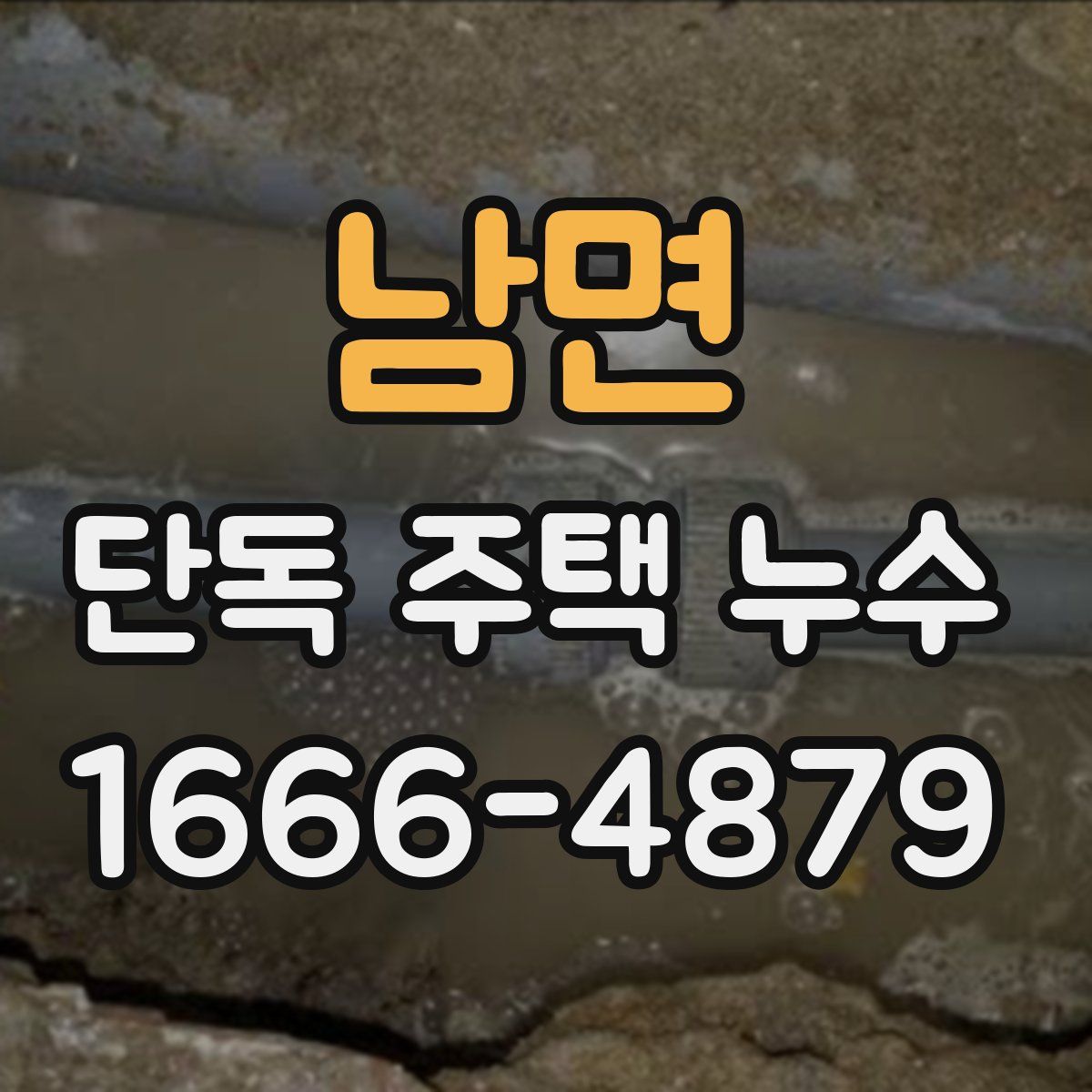 남면 단독 주택 누수