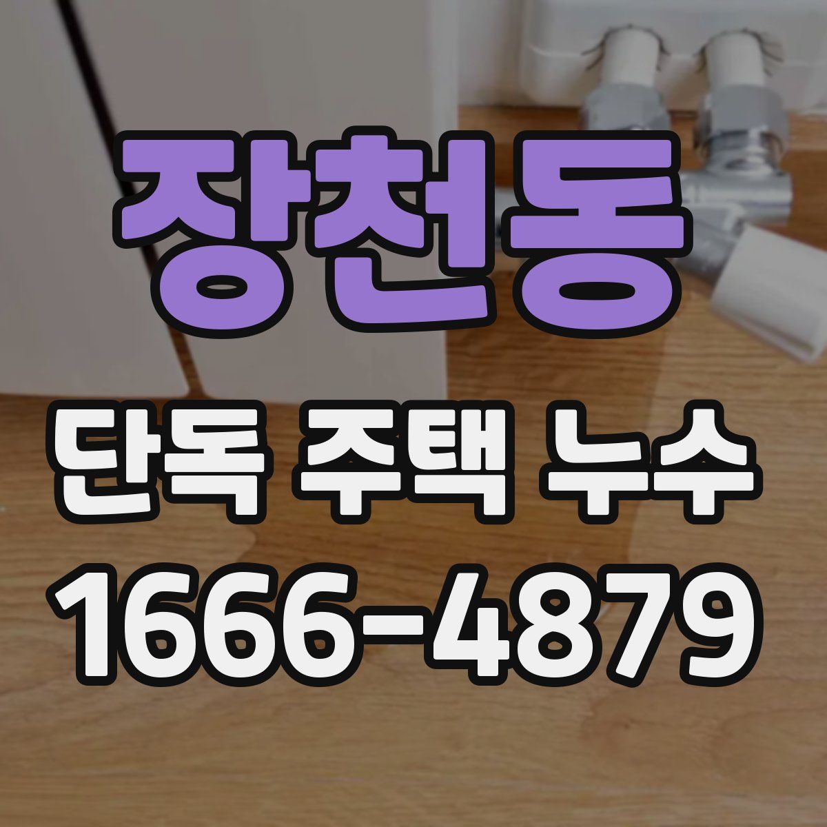 장천동 단독 주택 누수