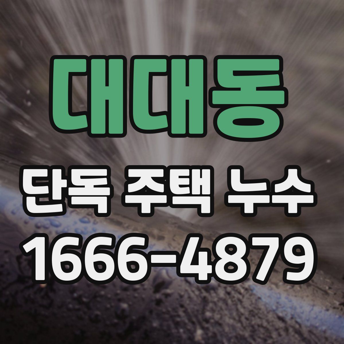 대대동 단독 주택 누수