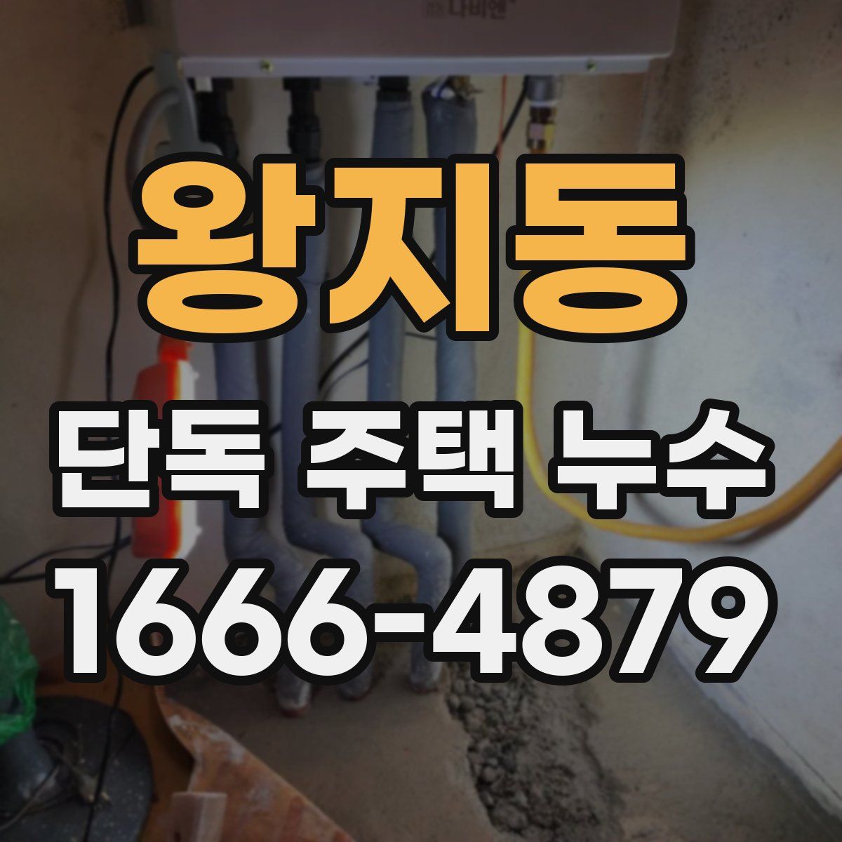 왕지동 단독 주택 누수