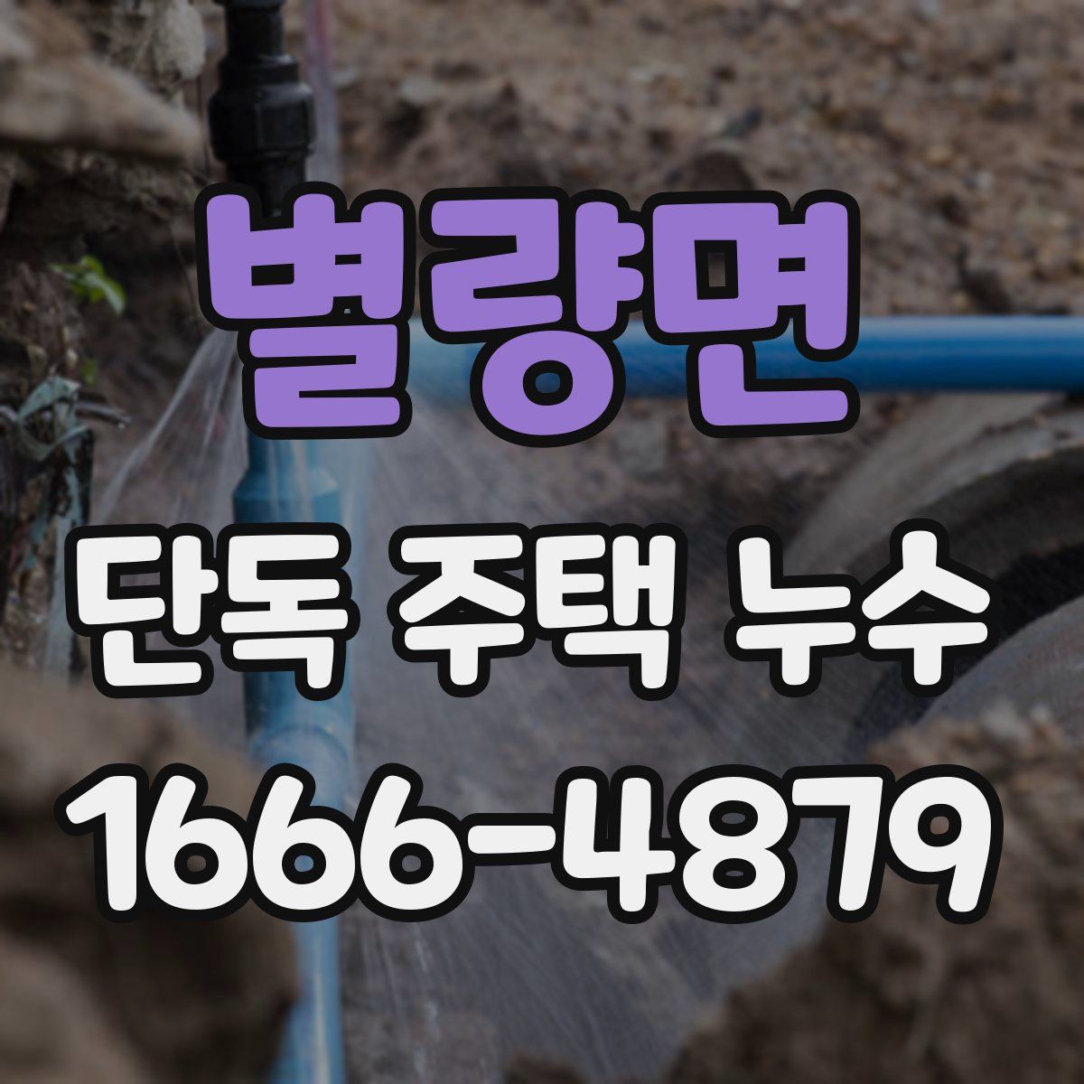 별량면 단독 주택 누수