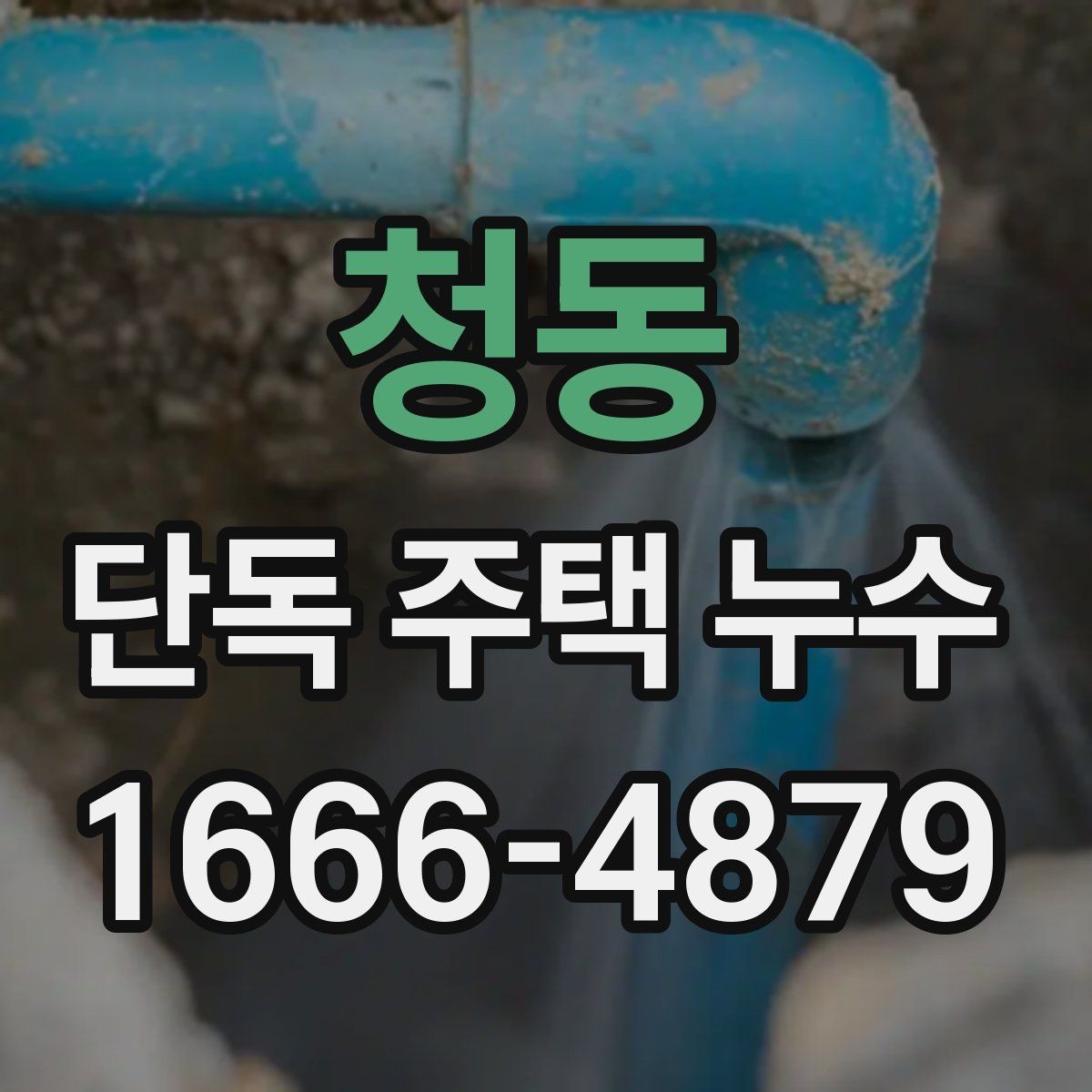 청동 단독 주택 누수 의심 사례별 체크리스트