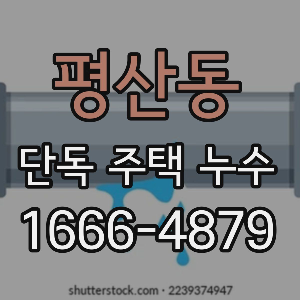 평산동 단독 주택 누수