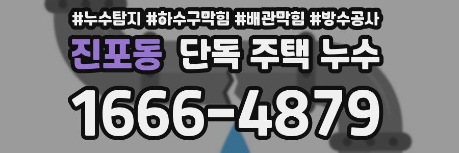 진포동 단독 주택 누수