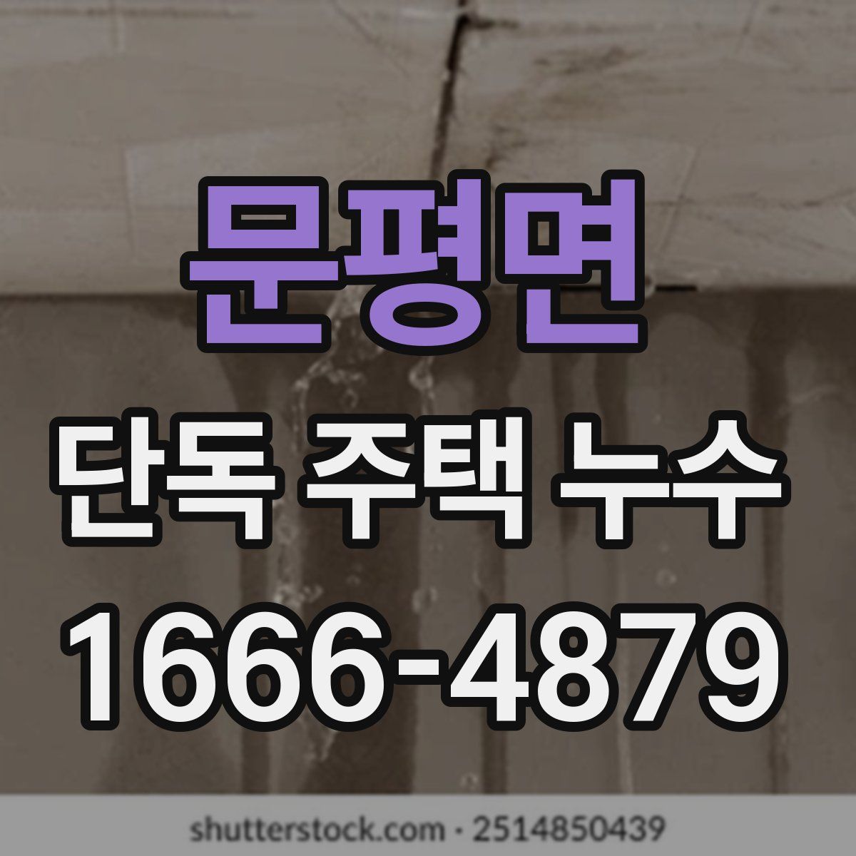 문평면 단독 주택 누수