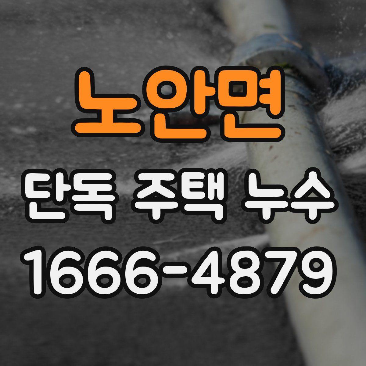 노안면 단독 주택 누수