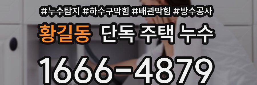 황길동 단독 주택 누수