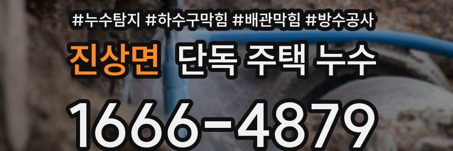 진상면 단독 주택 누수